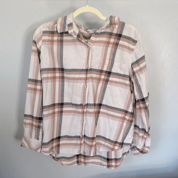 Flannel Button Up Petite Large - Picture 1 of 3
